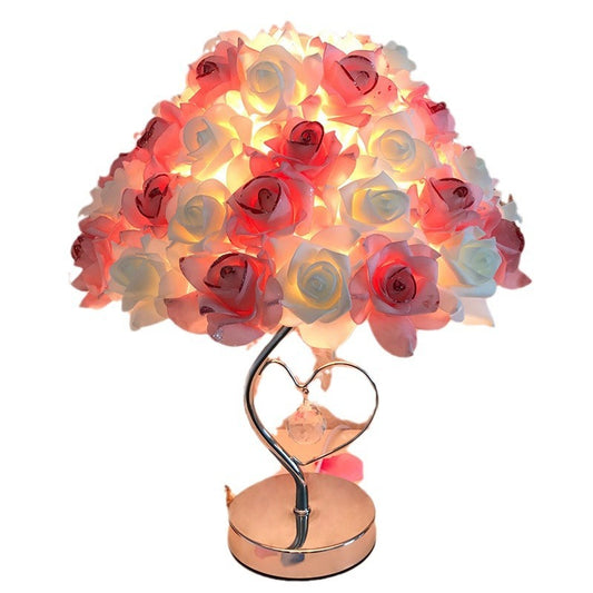 European Rose Table Lamp