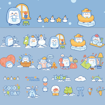 PET Soft Cute Planet Cute Animal Decoration Stickers