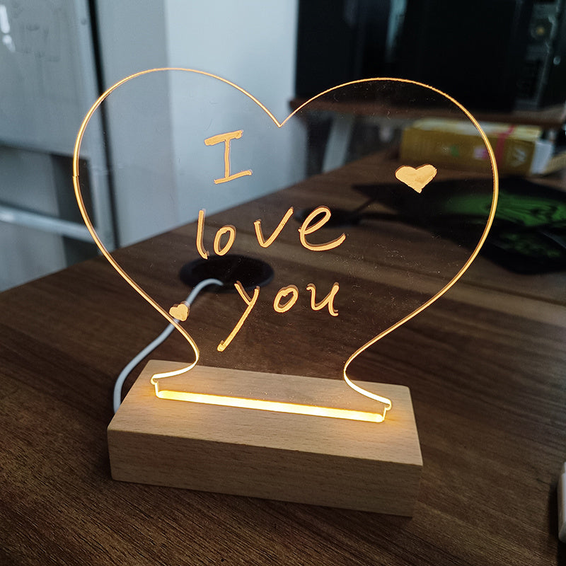 Creative Note Board Led Night Lamp