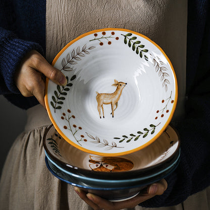 Ceramic Cat Soup/Noodle Bowl