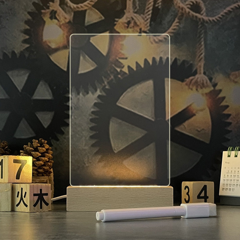 Creative Note Board Led Night Lamp